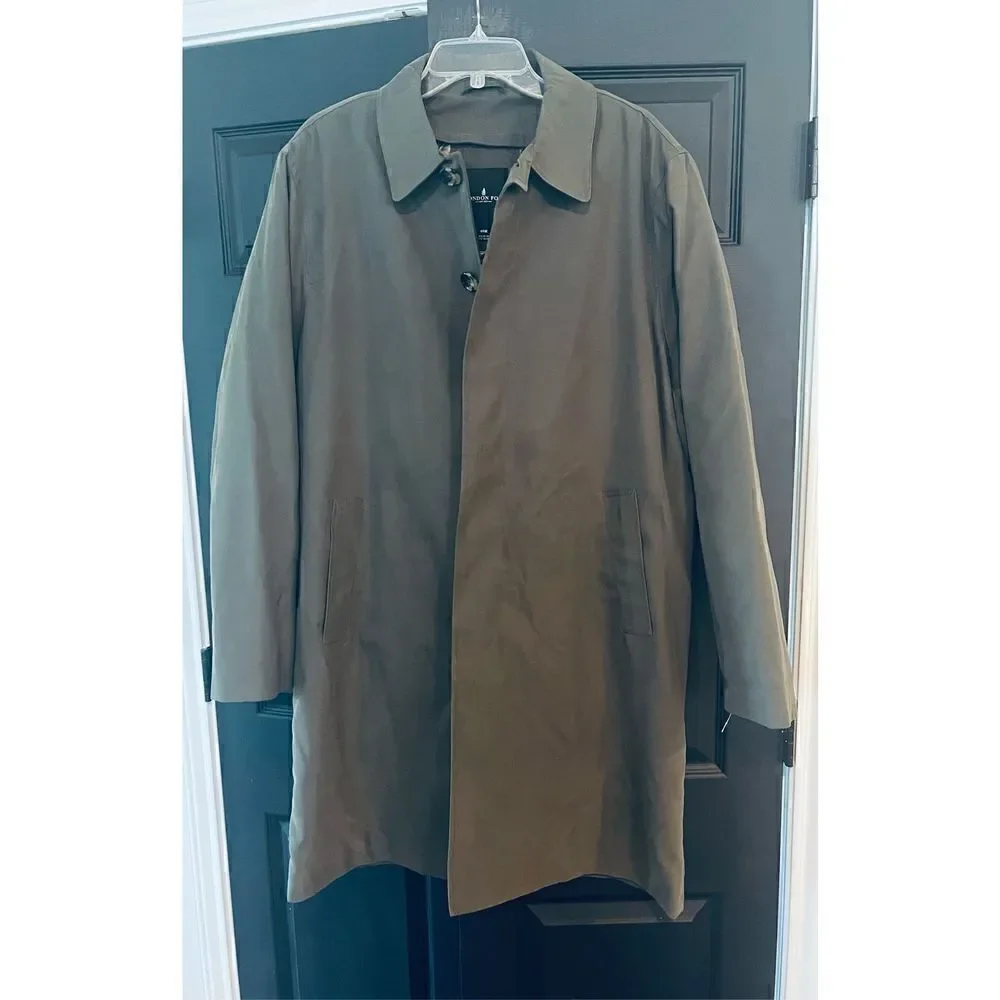 LONDON FOG Men's Durham Rain Coat
